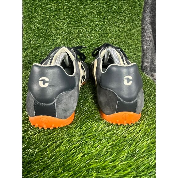Duca Del Cosma Golf Shoes Men’s 12 EU 45 Navy Orange Spikeless Leather Suede main image 3